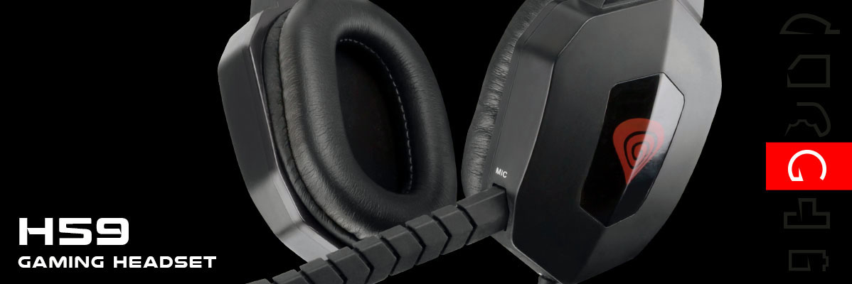 SŁUCHAWKI NATEC GENESIS H59 4-pin DLA GRACZY