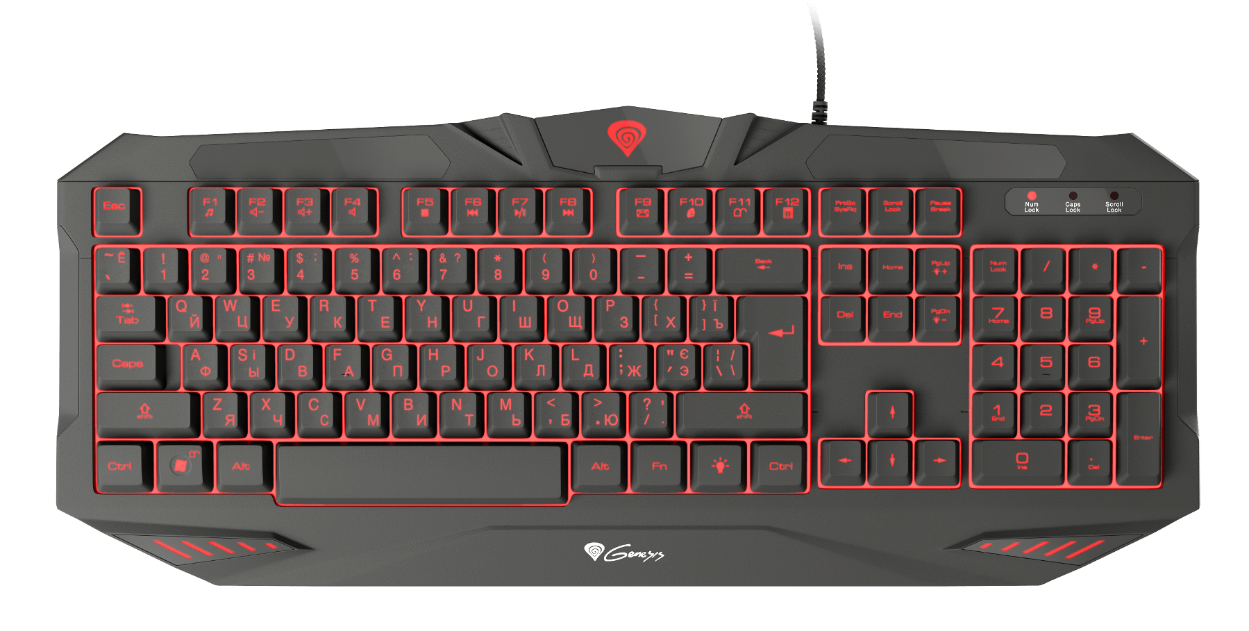 Klawiatura Dla Graczy Genesis RX39 Podświetlana Ru Layout