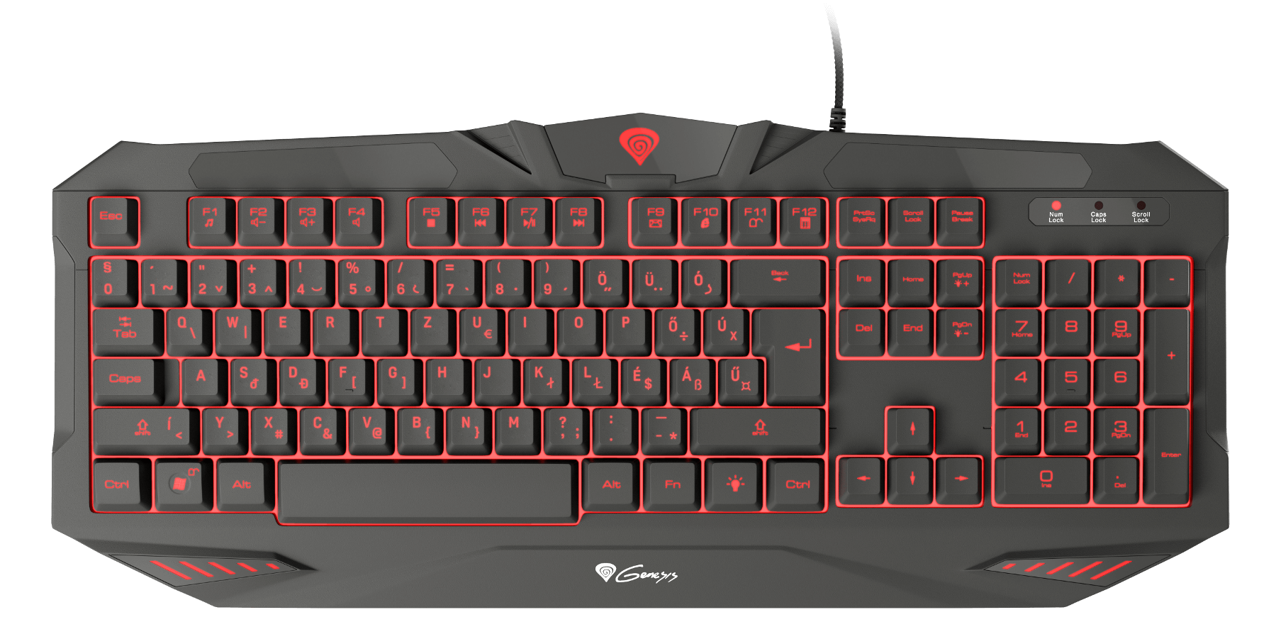 Klawiatura Dla Graczy Genesis RX39 Podświetlana Hu Layout