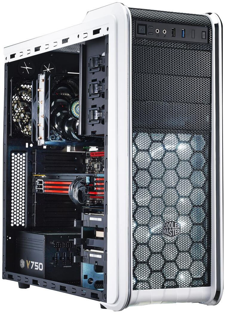 Obudowa Cooler Master 590 III White Midi Tower Z Oknem 2