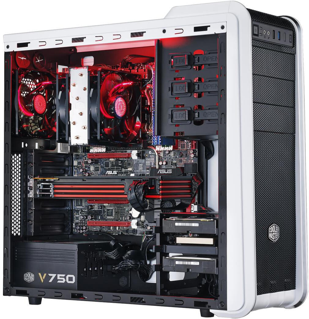 Obudowa Cooler Master 590 III White Midi Tower Z Oknem 1