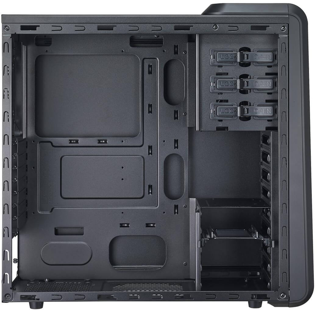 Obudowa Cooler Master 590 III BLACK Midi Tower Z Oknem 3