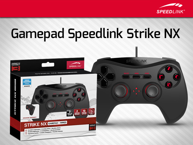 Kontroler Speedlink Strike NX dla PS3   Gamepad przewodowy.