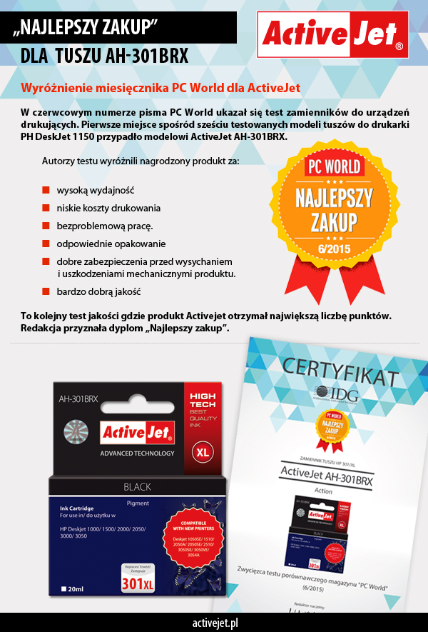 Activejet - najlepszy zakup
