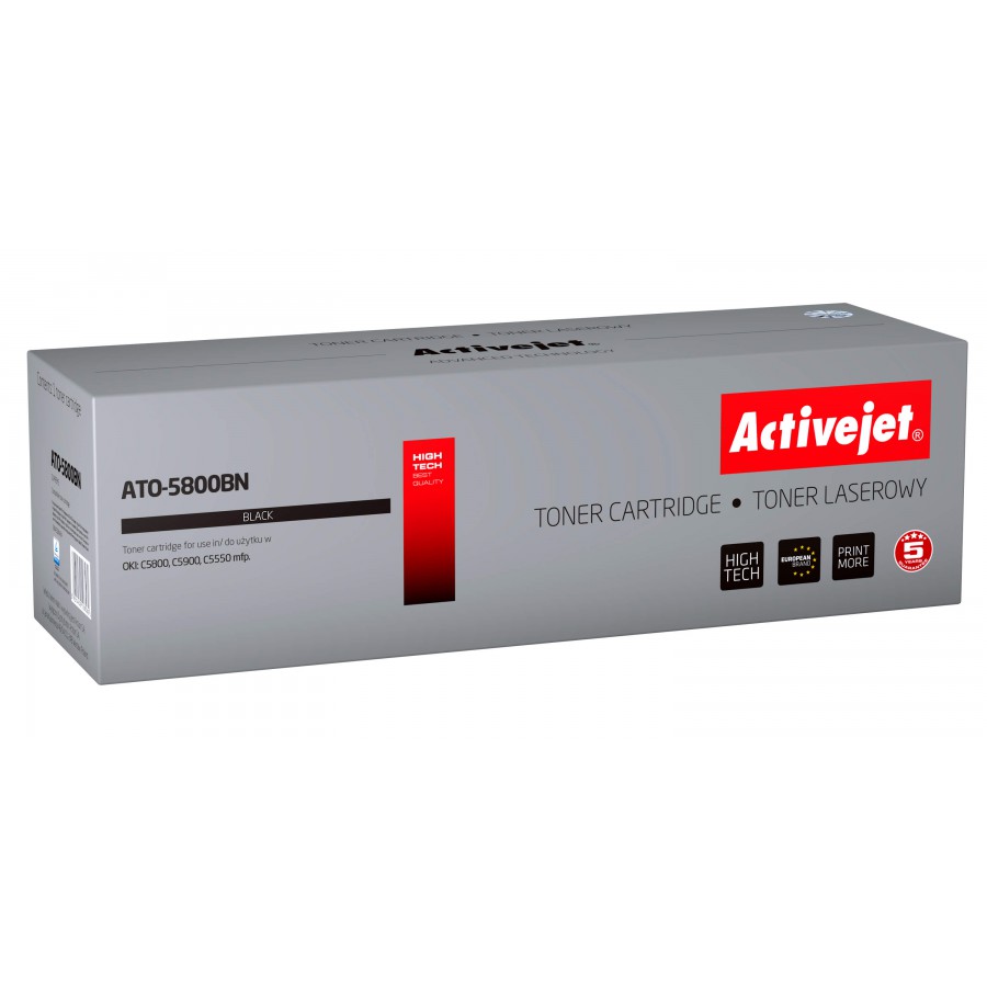 ActiveJet ATO-5800BN [AT-5800BN] toner laserowy do drukarki OKI zamiennik 43324424 6000stron