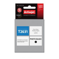ActiveJet AE-2631N tusz czarny fotograficzny do drukarki Epson zamiennik Epson T2631 12ml