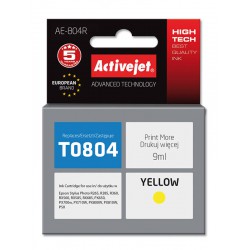 Activejet Ae-804r Tusz Żółty Do Drukarki Epson Zamiennik Epson T0804 9ml