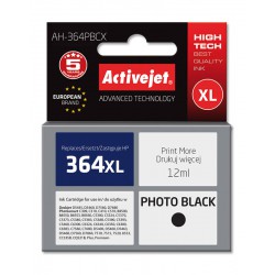 ActiveJet AH-364PBCX tusz foto czarny do drukarki HP zamiennik HP 364XL CB322EE 12ml