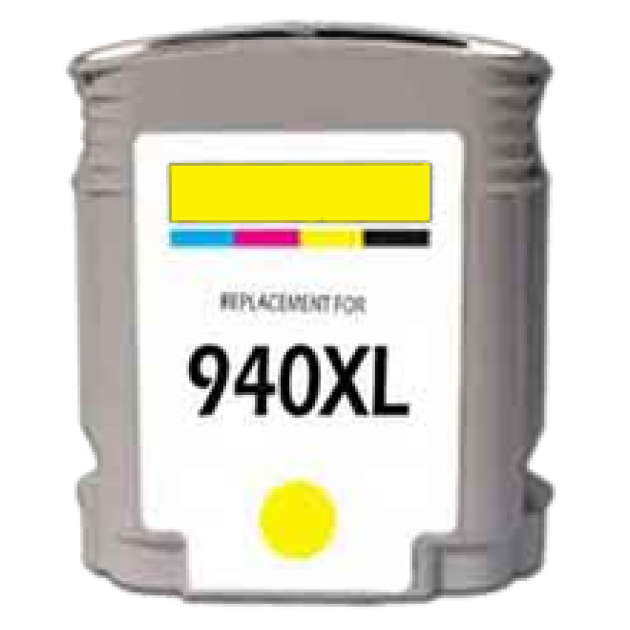 Gimbu KH-940yr Tusz Żółty Do Drukarki HP Zamiennik HP 940xl C4909ae Standard 28ml