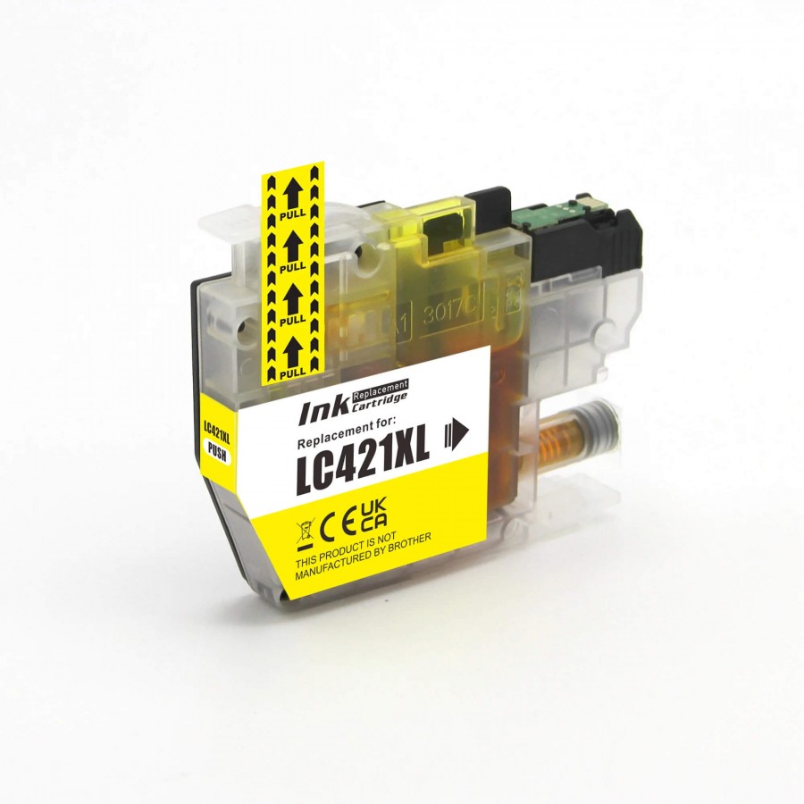 Tusz KB-421XLY żółty zamiennik Brother LC421XL Yellow 11ml