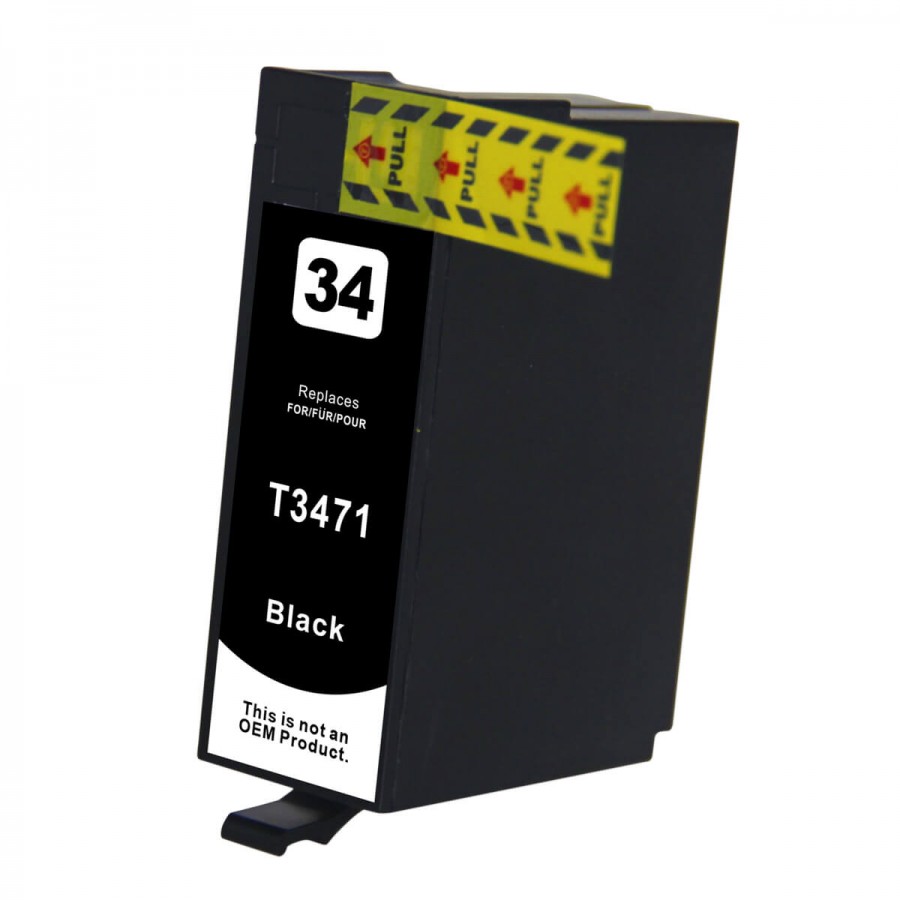Tusz KE-3471BK zamiennik Epson 34XL Black C13T34714010 30ml czarny