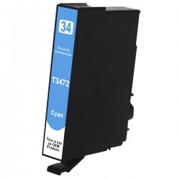 Tusz KE-3472C zamiennik Epson 34XL Cyan C13T34724010 18ml błękitny