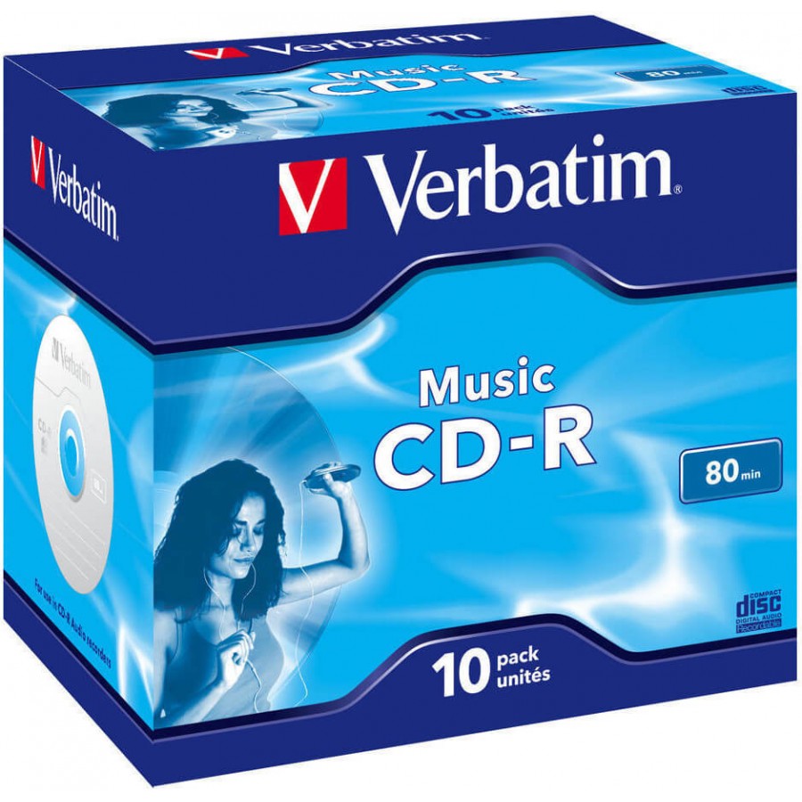 CD-R Verbatim Audio 80min 10 Jewel Case