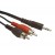 Kabel Minijack-2xrca Chinch M/M 2.5m Stereo Gembird