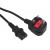 Kabel Zasilający Wtyk Angielski 1.8m Pc-187