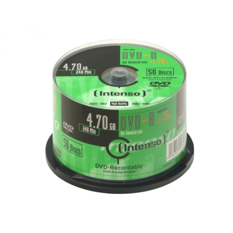 DVD-R Intenso 4.7GB X16 50 Cake