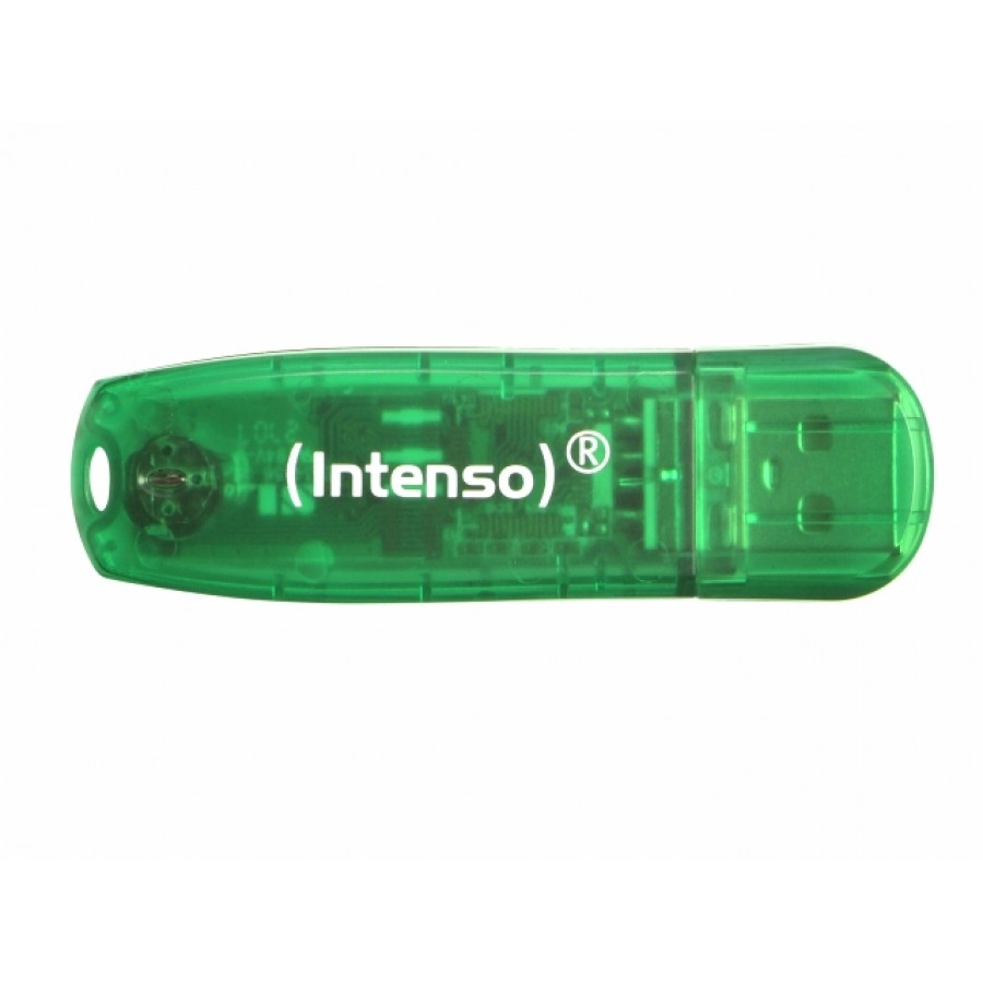 Pendrive Intenso 8GB Rainbow Line Green