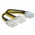 Kabel Rozdzielacz Zasilania 2xHDD/1xpci Express 8pin Delock