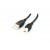 Kabel USB Am-Bm 2.0 1.8m Niklowane Wtyki. Czarny Gembird