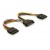 Kabel Sata Zasilający(M)->Sata(F) X2 15cm Delock