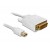 Kabel Displayport Mini(M)->DVI-I(M)(24+1) Dual Link 1m Delock
