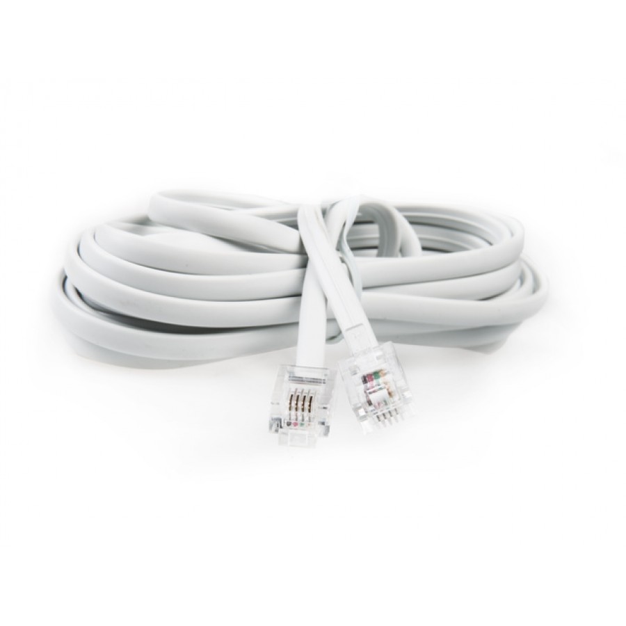 Kabel Telefoniczny Z Końcówkami Rj-11 6p4c 3m 4-Żyły Gembird