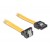 Kabel SATA Data 50cm Z Zatrzaskami Metalowymi I Kątową Końcówką 90" Delock