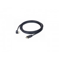 Kabel HDMI-HDMI V1.4 Lan Kątowy 90° High Speed Ethernet 3m Gembird Pozłacane Wtyki