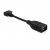 Kabel USB Micro Kątowy 90->USB Af Otg 11cm Delock