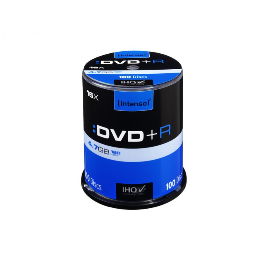 Dvd+R Intenso 4.7gb X16 100 Cake