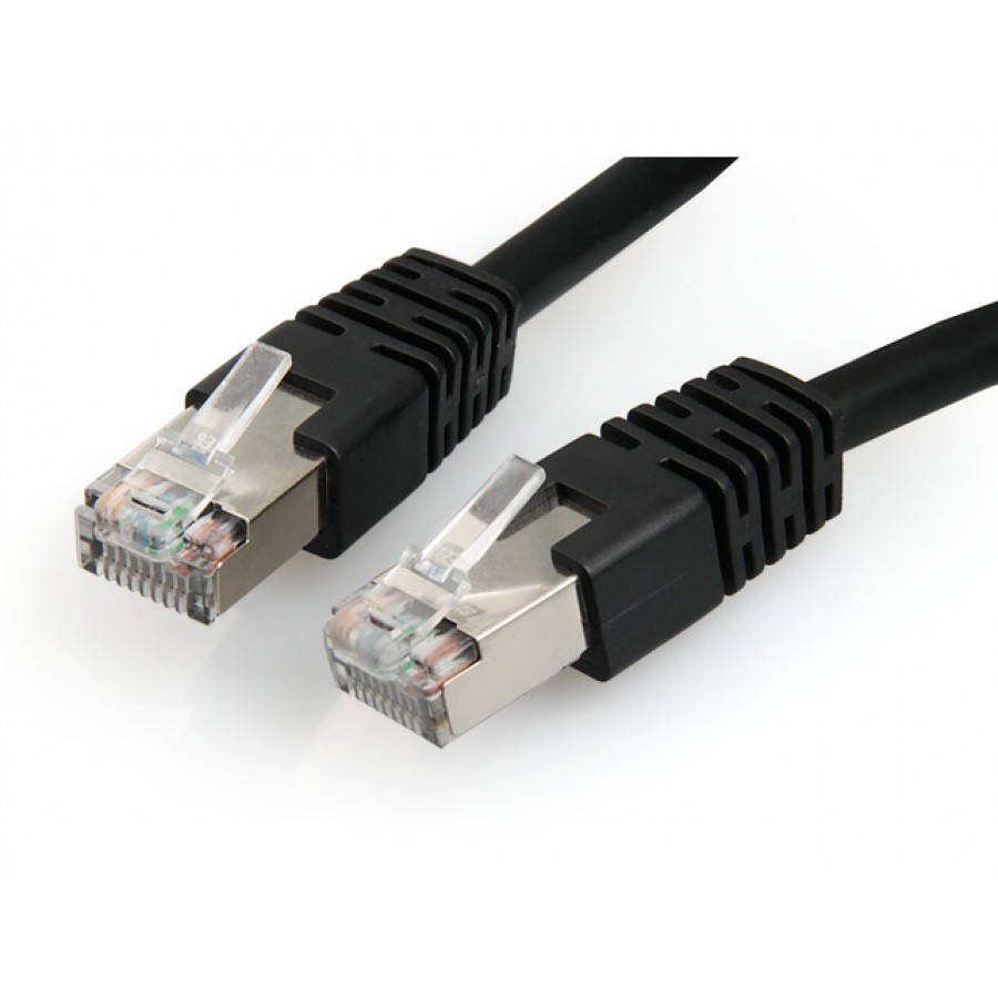 Patch Cord Kat.6 Ftp 0.5m Black Gembird