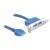 Gniazdo USB 3.0 X2 Na Śledziu Low Profile Delock
