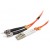 Światłowód Krosowy LC-ST Duplex MM 50/125 Om2 Orange 1m Gembird