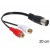 Kabel Din 5 Pin(M)->2x Chinch(F) 20cm Delock