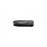Pendrive Intenso 16gb Rainbow Line Black