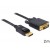 Kabel Displayport M->Dvi-D (24+1) 2m Gold Delock
