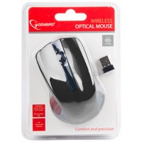 Mysz Gembird MUSW-101 Bezprzewodowa 1200dpi Czarna