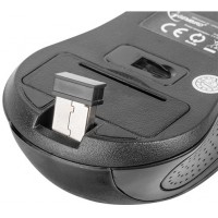 Mysz Gembird MUSW-101 Bezprzewodowa 1200dpi Czarna
