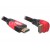 Kabel HDMI-HDMI Premium Kątowy Lewy Red Dół 3m Delock
