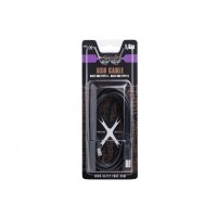 Kabel USB Am-Bm 2.0 1.8m Czarny Natec Extreme Media Blister