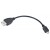 Kabel USB Micro-B(M)->A(F) 2.0 0.15m Otg Czarny Lanberg 50-Pack