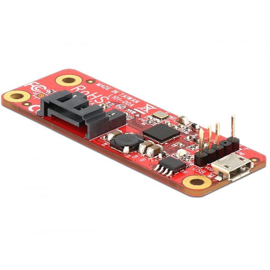 Raspberry Karta Pi USB Micro-B(F)/USB Pin Header-Sata 7 Pin Delock