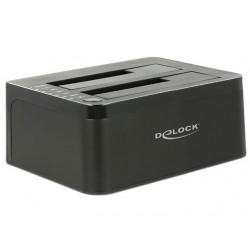 Stacja Dokująca HDD Delock Sata Dual 2.5+3.5HDD USB 3.0+Zasilacz