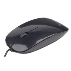 Mysz Gembird Optyczna 1-Scroll Black USB MUS-103