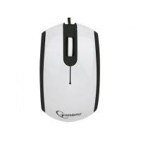 Mysz Gembird Optyczna 1-Scroll White/Black USB Mus-105
