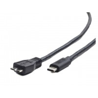 Kabel USB Type-C(M)-Bm 3.0 1m Black Gembird