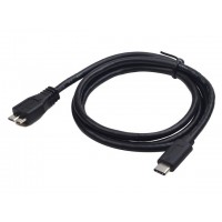 Kabel USB Type-C(M)-Bm 3.0 1m Black Gembird