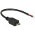 Raspberry Kabel USB Micro Bf->2x Luźne Przewody VCC/Gnd 10 Cm Delock