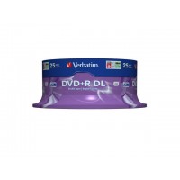 DVD+R Verbatim 8.5GB X8 Double Layer 25 Cake