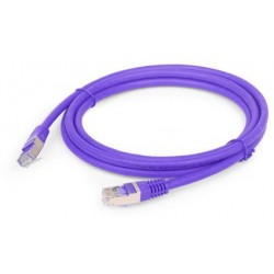 Patchcord Kat.6a 0.25m Purple LSZH Gembird